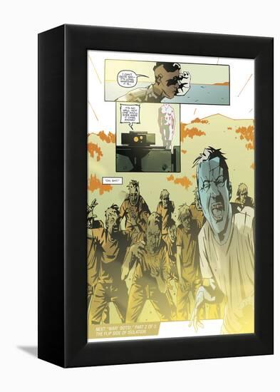 Zombies vs. Robots: No. 8 - Comic Page with Panels-Antonio Fuso-Framed Stretched Canvas