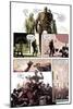 Zombies vs. Robots: No. 8 - Comic Page with Panels-Antonio Fuso-Mounted Art Print