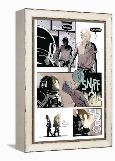 Zombies vs. Robots: No. 8 - Comic Page with Panels-Antonio Fuso-Framed Stretched Canvas