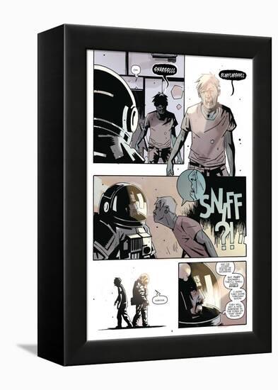 Zombies vs. Robots: No. 8 - Comic Page with Panels-Antonio Fuso-Framed Stretched Canvas