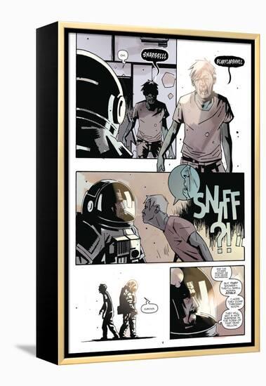 Zombies vs. Robots: No. 8 - Comic Page with Panels-Antonio Fuso-Framed Stretched Canvas