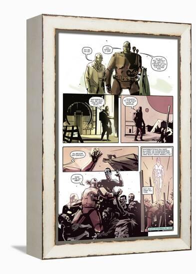 Zombies vs. Robots: No. 8 - Comic Page with Panels-Antonio Fuso-Framed Stretched Canvas