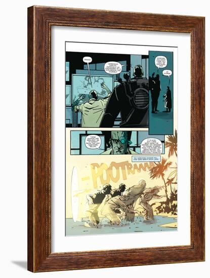 Zombies vs. Robots: No. 8 - Comic Page with Panels-Antonio Fuso-Framed Art Print