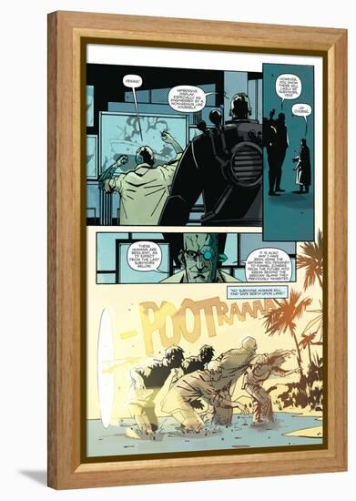 Zombies vs. Robots: No. 8 - Comic Page with Panels-Antonio Fuso-Framed Stretched Canvas