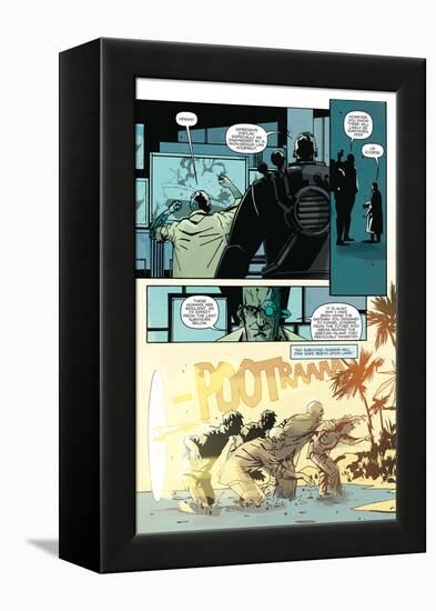 Zombies vs. Robots: No. 8 - Comic Page with Panels-Antonio Fuso-Framed Stretched Canvas