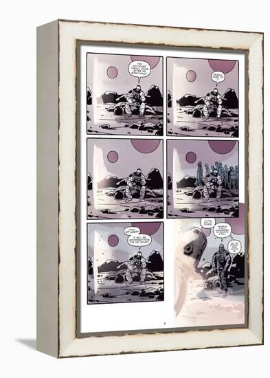 Zombies vs. Robots: No. 8 - Comic Page with Panels-Antonio Fuso-Framed Stretched Canvas