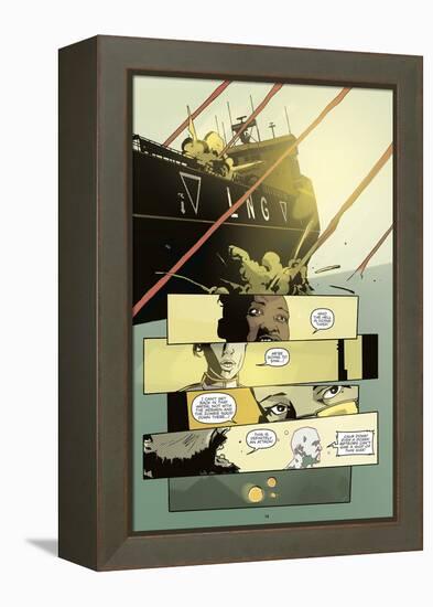 Zombies vs. Robots: No. 8 - Comic Page with Panels-Antonio Fuso-Framed Stretched Canvas