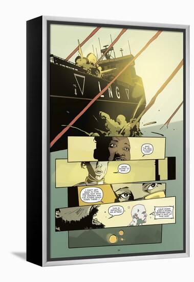 Zombies vs. Robots: No. 8 - Comic Page with Panels-Antonio Fuso-Framed Stretched Canvas