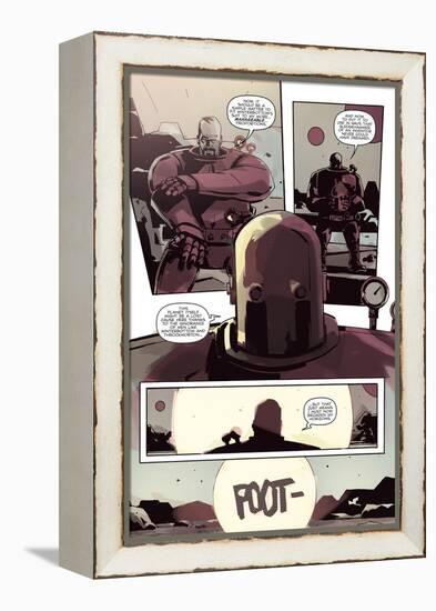 Zombies vs. Robots: No. 8 - Comic Page with Panels-Antonio Fuso-Framed Stretched Canvas