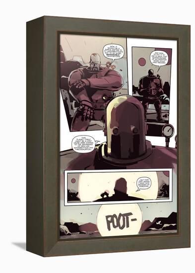 Zombies vs. Robots: No. 8 - Comic Page with Panels-Antonio Fuso-Framed Stretched Canvas