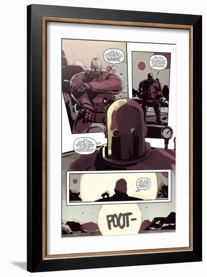 Zombies vs. Robots: No. 8 - Comic Page with Panels-Antonio Fuso-Framed Art Print