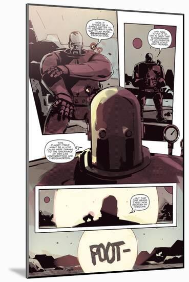 Zombies vs. Robots: No. 8 - Comic Page with Panels-Antonio Fuso-Mounted Art Print