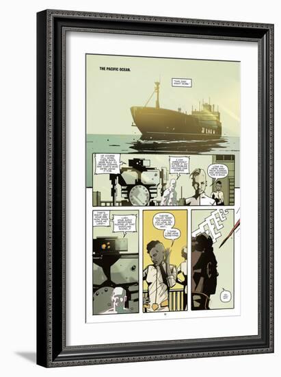 Zombies vs. Robots: No. 8 - Comic Page with Panels-Antonio Fuso-Framed Art Print