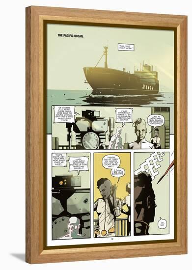 Zombies vs. Robots: No. 8 - Comic Page with Panels-Antonio Fuso-Framed Stretched Canvas