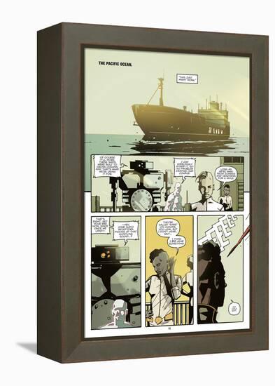 Zombies vs. Robots: No. 8 - Comic Page with Panels-Antonio Fuso-Framed Stretched Canvas