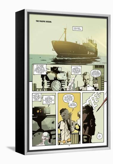 Zombies vs. Robots: No. 8 - Comic Page with Panels-Antonio Fuso-Framed Stretched Canvas