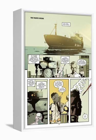 Zombies vs. Robots: No. 8 - Comic Page with Panels-Antonio Fuso-Framed Stretched Canvas