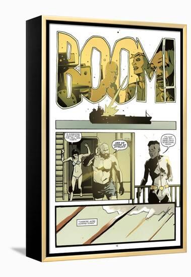 Zombies vs. Robots: No. 8 - Comic Page with Panels-Antonio Fuso-Framed Stretched Canvas