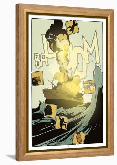 Zombies vs. Robots: No. 8 - Comic Page with Panels-Antonio Fuso-Framed Stretched Canvas