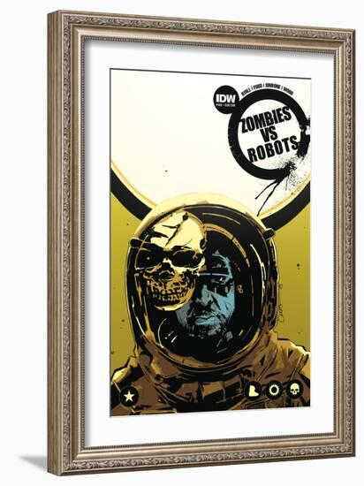 Zombies vs. Robots: No. 8 - Cover Art-Antonio Fuso-Framed Art Print