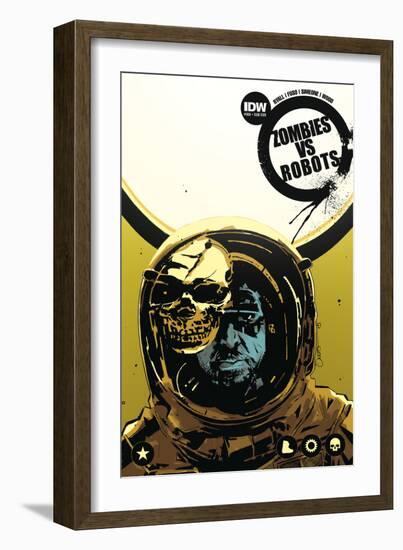 Zombies vs. Robots: No. 8 - Cover Art-Antonio Fuso-Framed Art Print