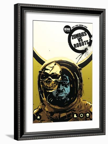 Zombies vs. Robots: No. 8 - Cover Art-Antonio Fuso-Framed Art Print