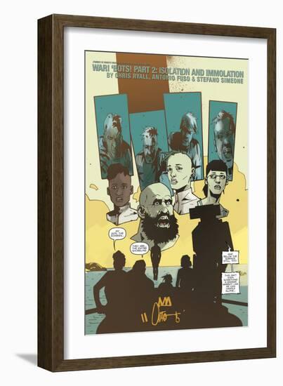 Zombies vs. Robots: No. 9 - Bonus Material-Antonio Fuso-Framed Premium Giclee Print