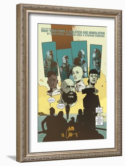 Zombies vs. Robots: No. 9 - Bonus Material-Antonio Fuso-Framed Art Print