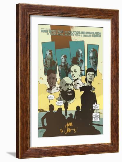 Zombies vs. Robots: No. 9 - Bonus Material-Antonio Fuso-Framed Art Print