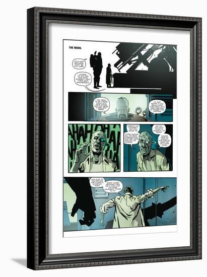 Zombies vs. Robots: No. 9 - Comic Page with Panels-Antonio Fuso-Framed Premium Giclee Print