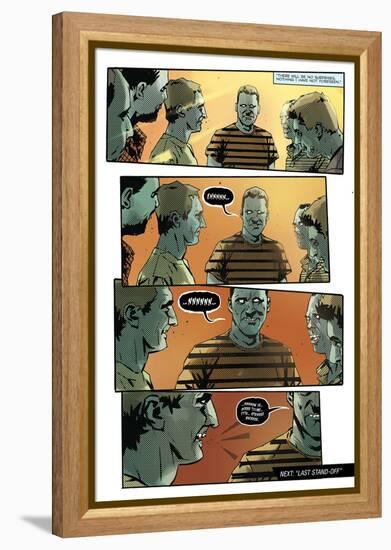 Zombies vs. Robots: No. 9 - Comic Page with Panels-Antonio Fuso-Framed Stretched Canvas