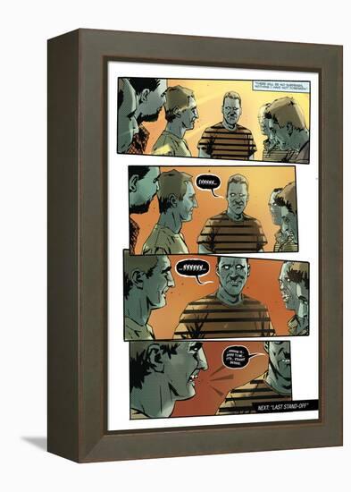 Zombies vs. Robots: No. 9 - Comic Page with Panels-Antonio Fuso-Framed Stretched Canvas