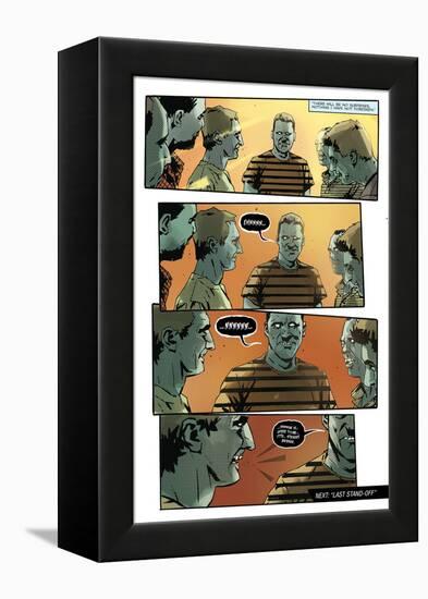 Zombies vs. Robots: No. 9 - Comic Page with Panels-Antonio Fuso-Framed Stretched Canvas