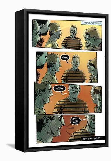 Zombies vs. Robots: No. 9 - Comic Page with Panels-Antonio Fuso-Framed Stretched Canvas