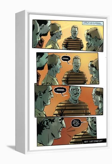 Zombies vs. Robots: No. 9 - Comic Page with Panels-Antonio Fuso-Framed Stretched Canvas