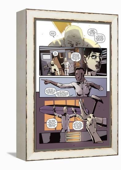 Zombies vs. Robots: No. 9 - Comic Page with Panels-Antonio Fuso-Framed Stretched Canvas