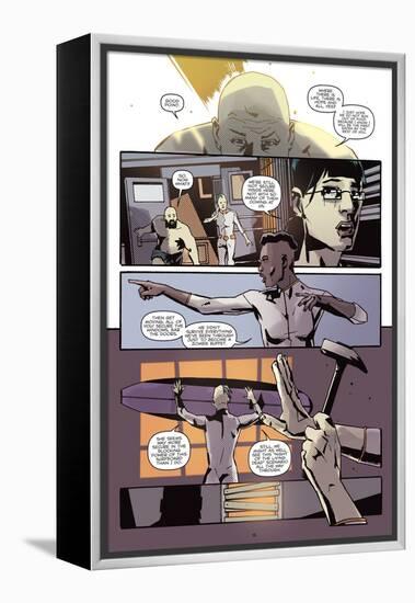 Zombies vs. Robots: No. 9 - Comic Page with Panels-Antonio Fuso-Framed Stretched Canvas