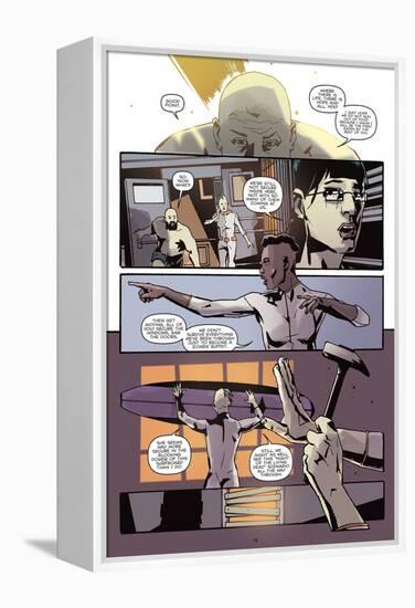 Zombies vs. Robots: No. 9 - Comic Page with Panels-Antonio Fuso-Framed Stretched Canvas