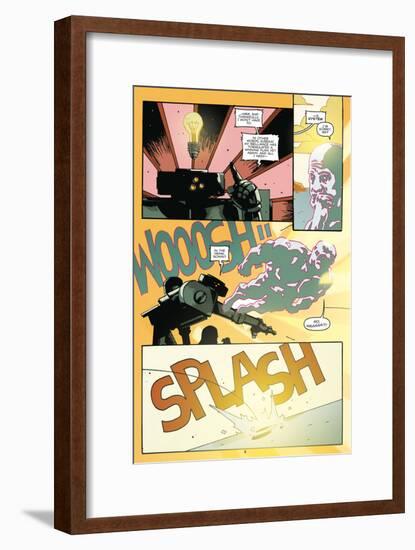 Zombies vs. Robots: No. 9 - Comic Page with Panels-Antonio Fuso-Framed Art Print