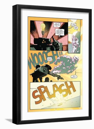 Zombies vs. Robots: No. 9 - Comic Page with Panels-Antonio Fuso-Framed Art Print