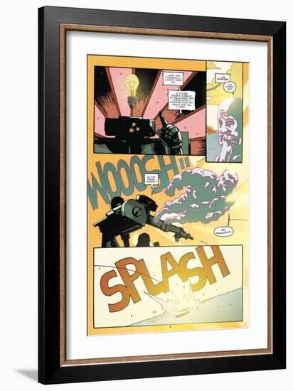 Zombies vs. Robots: No. 9 - Comic Page with Panels-Antonio Fuso-Framed Art Print