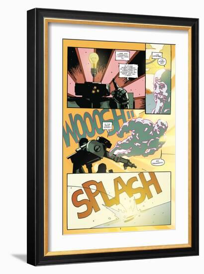 Zombies vs. Robots: No. 9 - Comic Page with Panels-Antonio Fuso-Framed Art Print