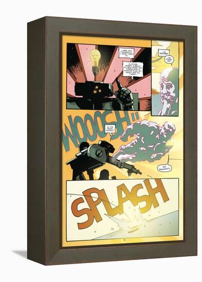 Zombies vs. Robots: No. 9 - Comic Page with Panels-Antonio Fuso-Framed Stretched Canvas