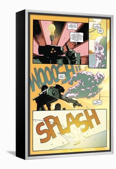 Zombies vs. Robots: No. 9 - Comic Page with Panels-Antonio Fuso-Framed Stretched Canvas