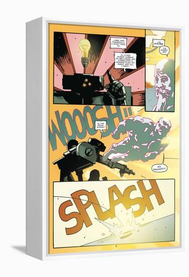 Zombies vs. Robots: No. 9 - Comic Page with Panels-Antonio Fuso-Framed Stretched Canvas