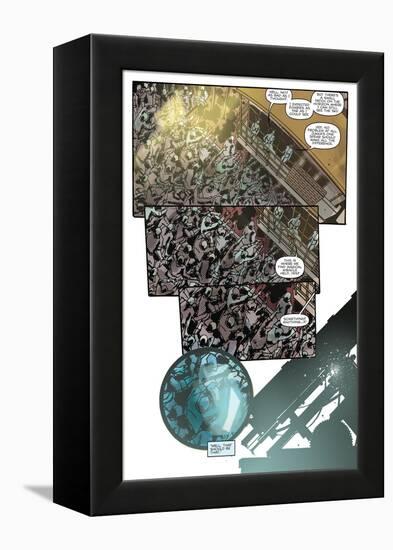 Zombies vs. Robots: No. 9 - Comic Page with Panels-Antonio Fuso-Framed Stretched Canvas