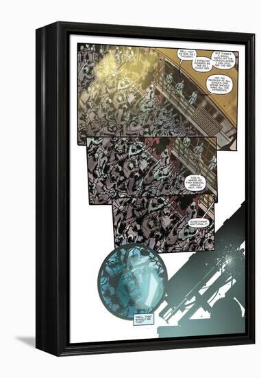 Zombies vs. Robots: No. 9 - Comic Page with Panels-Antonio Fuso-Framed Stretched Canvas