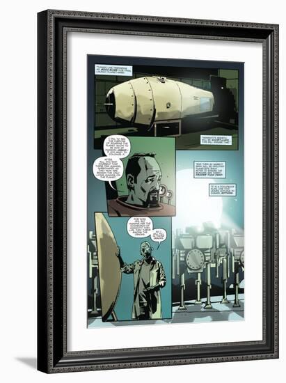 Zombies vs. Robots: No. 9 - Comic Page with Panels-Antonio Fuso-Framed Art Print