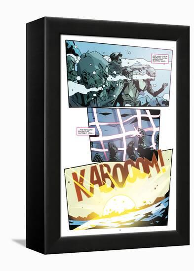 Zombies vs. Robots: No. 9 - Comic Page with Panels-Antonio Fuso-Framed Stretched Canvas