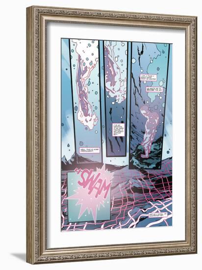 Zombies vs. Robots: No. 9 - Comic Page with Panels-Antonio Fuso-Framed Art Print